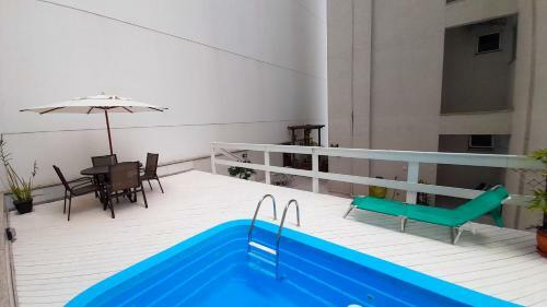 Apartamento Com Terra�o E Piscina Privada A 150 Metros Da Roda Gigante