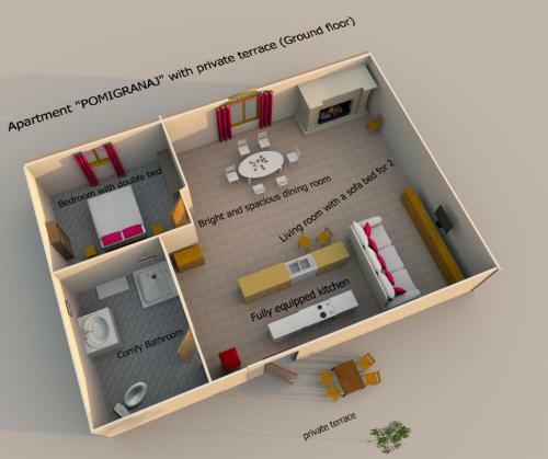 Apartamento Tourist Farm Red Fairytale
