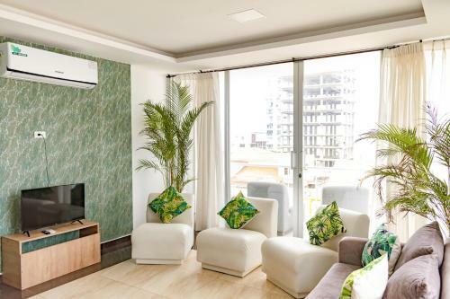 Pool&ocean View Economic&comfortable 2 Bedrooms Apartment