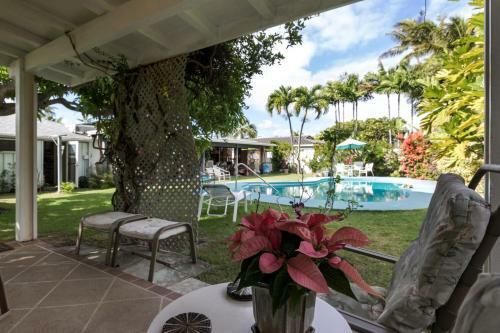 Tropical Pool Cottage Close To Kailua Beach