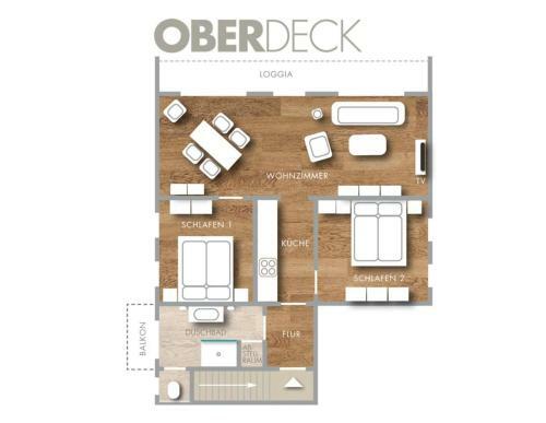 Apartamento Seepark - Oberdeck