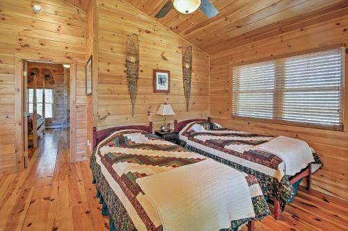 Newly Built Bethel Log Cabin With Deck, Near Skiing!