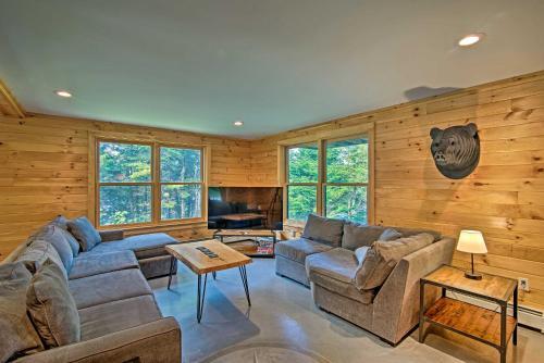 2-acre Lakefront Greenville Home With Cottage And Dock