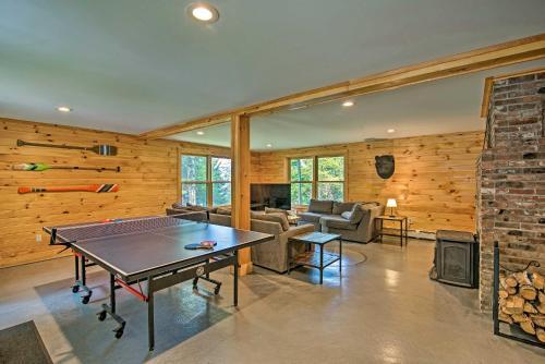 2-acre Lakefront Greenville Home With Cottage And Dock