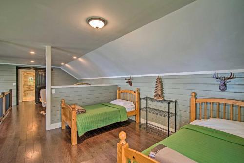 2-acre Lakefront Greenville Home With Cottage And Dock