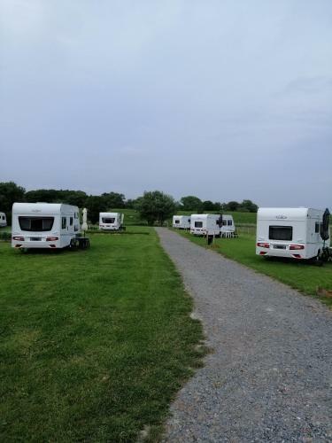 Mietwohnwagen Auf Dem Campingplatz Westerkoog Bei B�sum