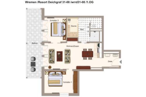 Apartamento Resort Deichgraf Resort Deichgraf 31-08