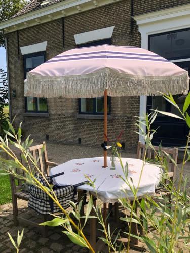 Apartamento Huisje Op Bioboerderij, Kust, Polder En Rust