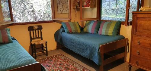 Casa de Monta�a Inmersa En Bosque Nativo