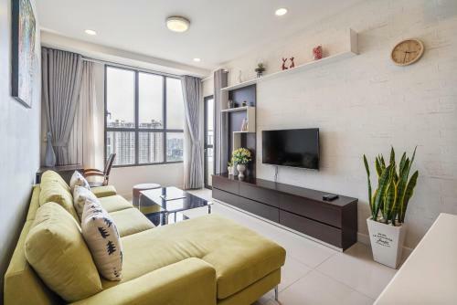 Apartamento 1br-high Floor-city Center-saigon Home