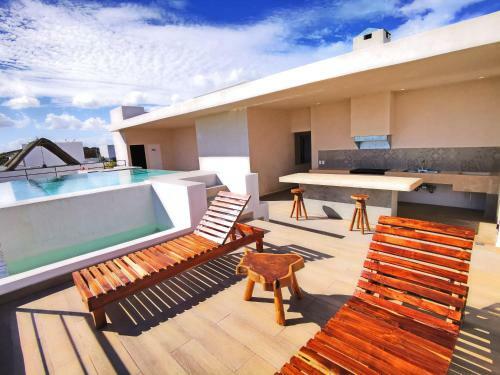 Luxury Apartment In Aldea Zama With Two Bikes Included