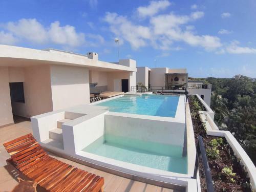 Luxury Apartment In Aldea Zama With Two Bikes Included