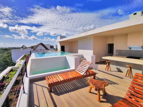 Luxury Apartment In Aldea Zama With Two Bikes Included