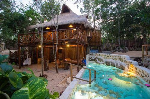 Villa Selvaluna Caba�a Eco-chic En Medio de La Selva