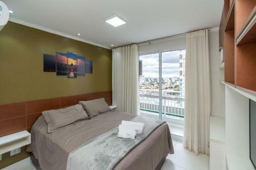 Apartamento Wb2105 Lindo Studio Com Vista Para O Parque Vaca Brava
