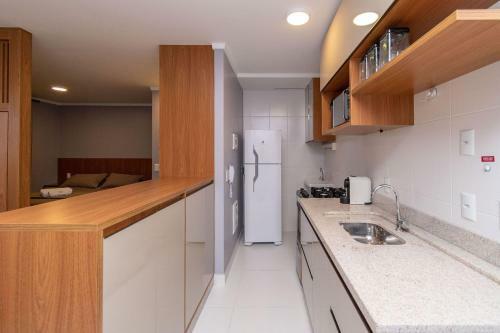 Apartamento Wb2804 Studio Decorado Com Vista Para O Parque Vaca Brava