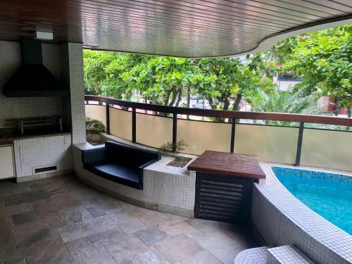 Apartamento Pitangueiras Exclusivo Com Piscina Na Sacada