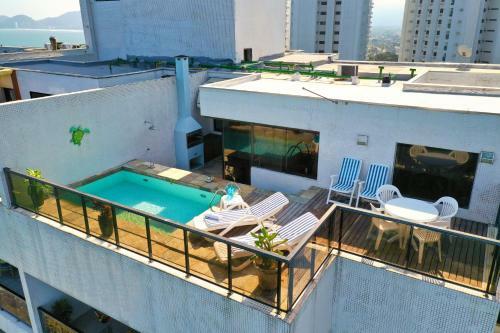 Apartamento Cobertura Duplex Com Vista Para O Mar E Piscina Privativa