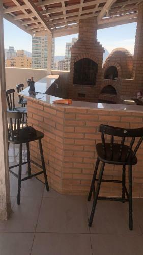 Apartamento Cobertura Com Piscina E Churrasqueira - Guaruj�