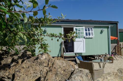 Apartamento Shepherds Hut On A Cotswold Farm Near Castle Combe