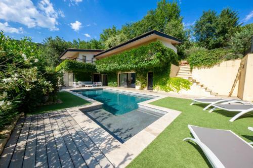 Belle Villa Avec Piscine Au Calme 30min de Nice
