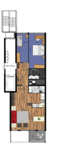 Apartamento Strandappartementen de Gulden Stroom