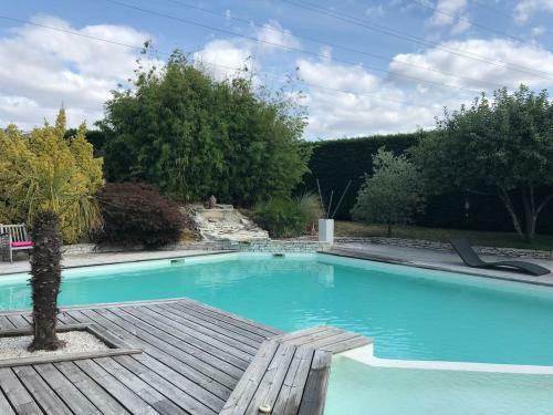 Apartamento T2 Ind�pendant Dans Maison Avec Piscine Proche Bordeaux