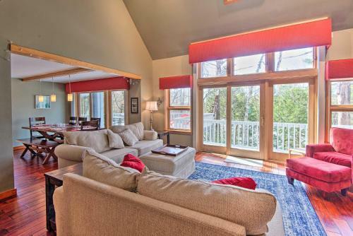 Wooded Waterfront Grantham Home Less Than 10 Mi To Ski!