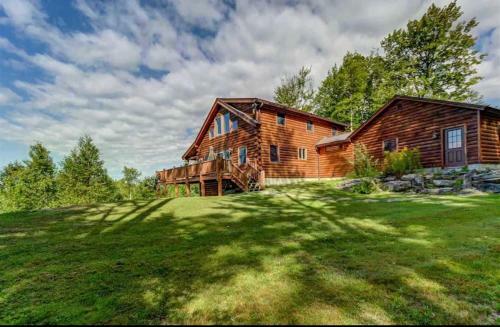 Oe Beautiful Modern Log Home On 17 Acres, Private, Views, Fire Pit, Ping Pong, AC