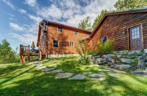 Oe Beautiful Modern Log Home On 17 Acres, Private, Views, Fire Pit, Ping Pong, AC