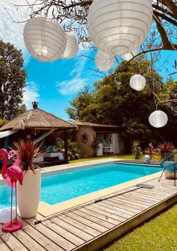 Villa Tikki F�r 6 Pers., Karibikfeeling Mit Pool Und Garten