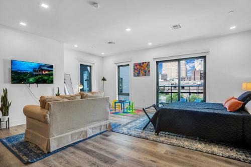 Apartamento New! Vibrant Large Studio Dwntwn 18 Mins To Nyc