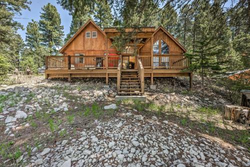Peaceful And Private Cloudcroft Cabin With Deck