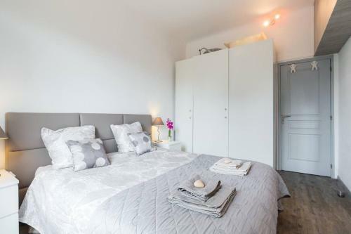 Stylish White And Red Apartments