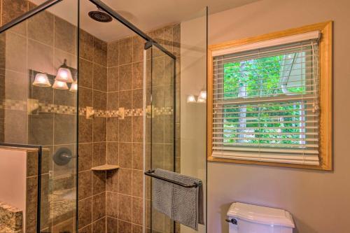 Unique Lake Lure Hideaway With Dock, Waterslide