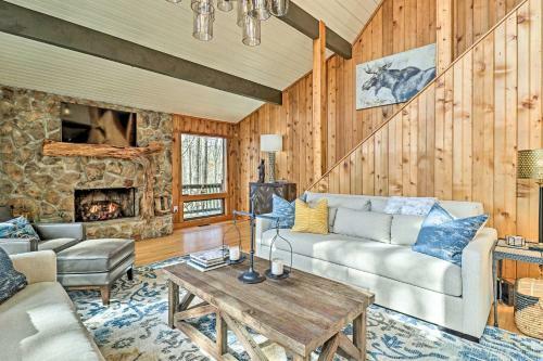 Rustic-chic Sapphire Home With Wraparound Decks