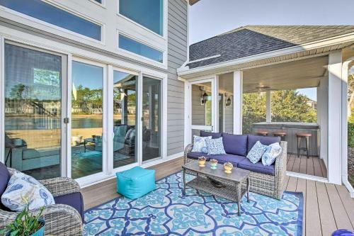 Waterfront Southport Home With Hot Tub And Deck!