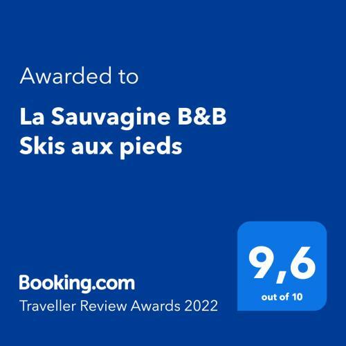 La Sauvagine B&B Skis Aux Pieds