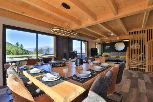 Magnifique Chalet (14pers) +jacuzzi Proche Station