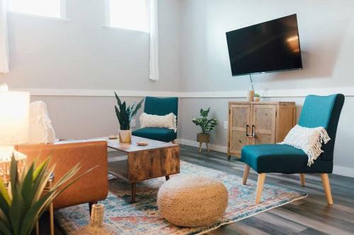 Apartamento New Boho Apt In Downtown Johnson City King Bed