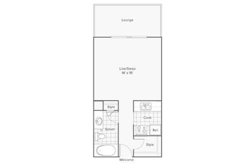 Apartamento Memphis Studio With Walk Score Of 85!