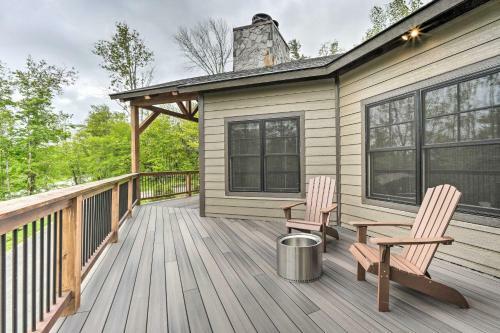 Elegant Mtn Chalet With Deck 1 Mi To Mt Snow!