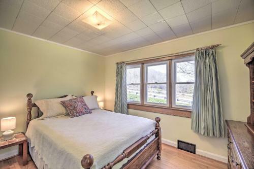 Quaint Creekside Home With Spacious Deck And Yard