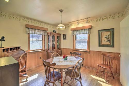 Quaint Creekside Home With Spacious Deck And Yard