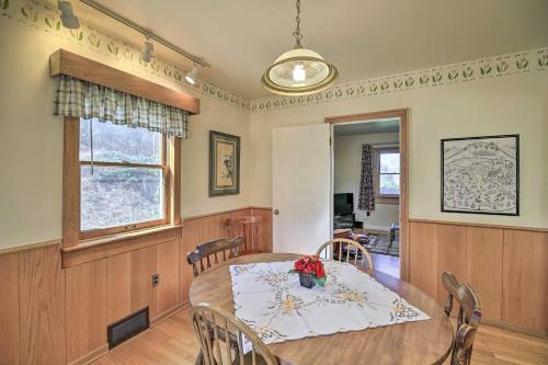 Quaint Creekside Home With Spacious Deck And Yard