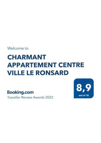 Apartamento Charmant Appartement Centre Ville Le Ronsard