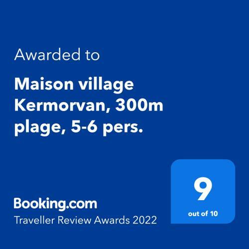 Maison Village Kermorvan, 300m Plage, 5-6 Pers.