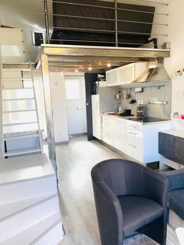 Apartamento Studio Mezzanine Saint Bres. 20min de Montpellier
