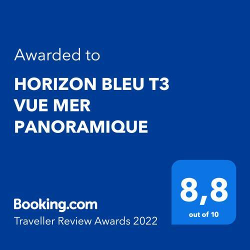 Apartamento Horizon Bleu T3 Vue Mer Panoramique