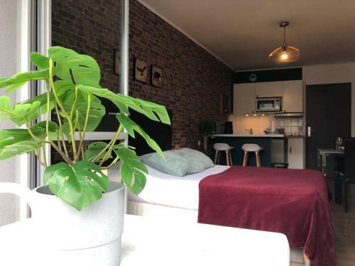 Apartamento Studio Avec Balcon & Parking Gratuit - Tours Gare